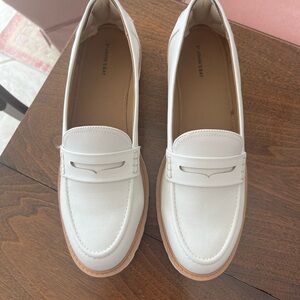 St. John's Bay Women's White Loafers